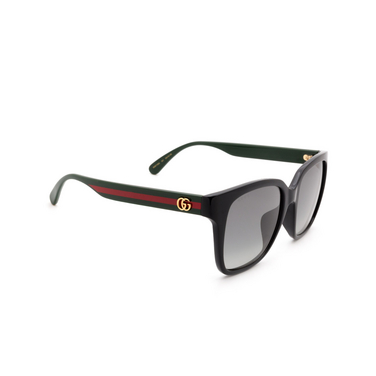 Gucci GG0715SA Sunglasses 001 black - three-quarters view