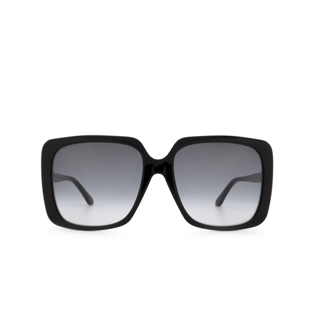 Gucci® Square Sunglasses: GG0728SA color Black 001 - 1/3.