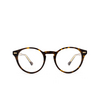 Gucci® Round Eyeglasses: GG0738O color Havana 002 - product thumbnail 1/3.