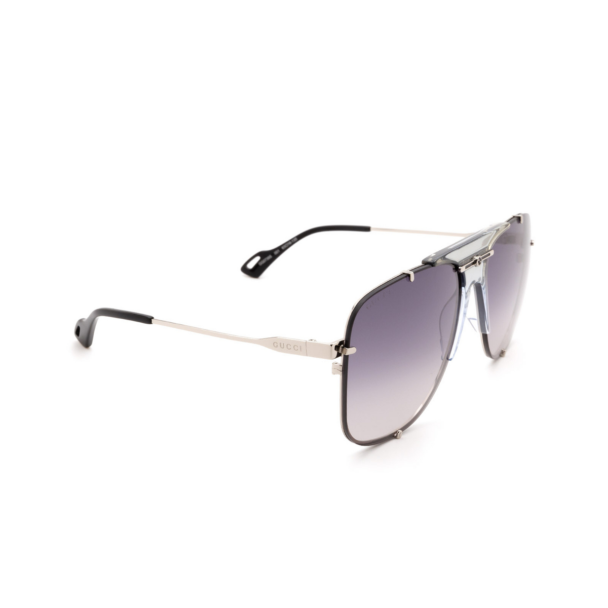 Gucci® Aviator Sunglasses: GG0739S color 001 Black - product thumbnail 2/3