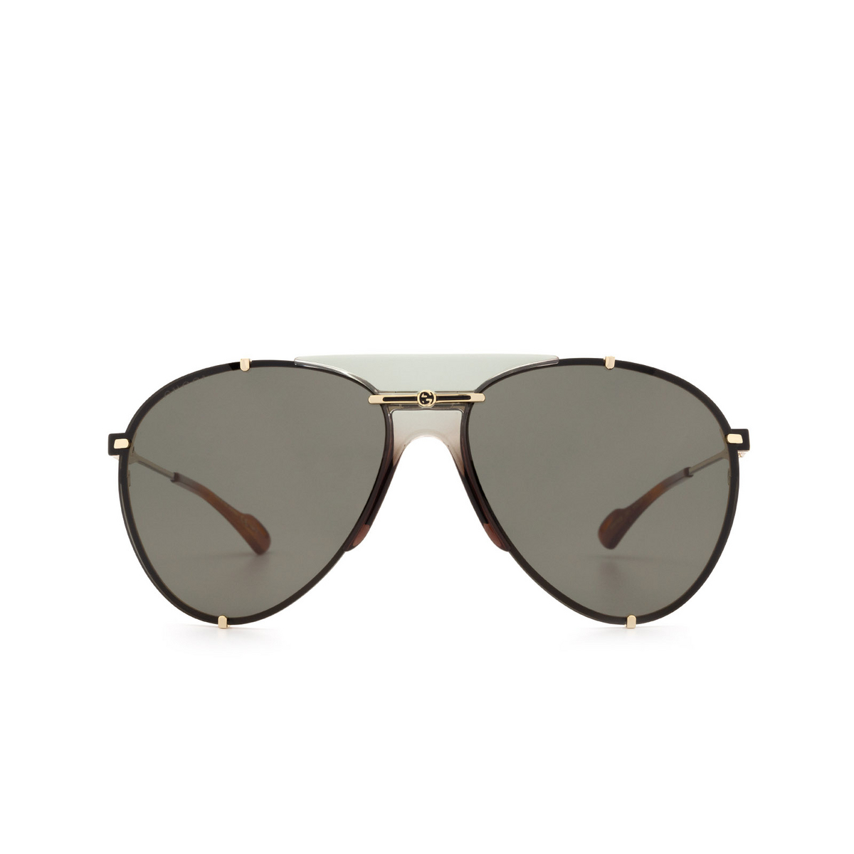 Gucci GG0740S Sunglasses 001 Gold - front view