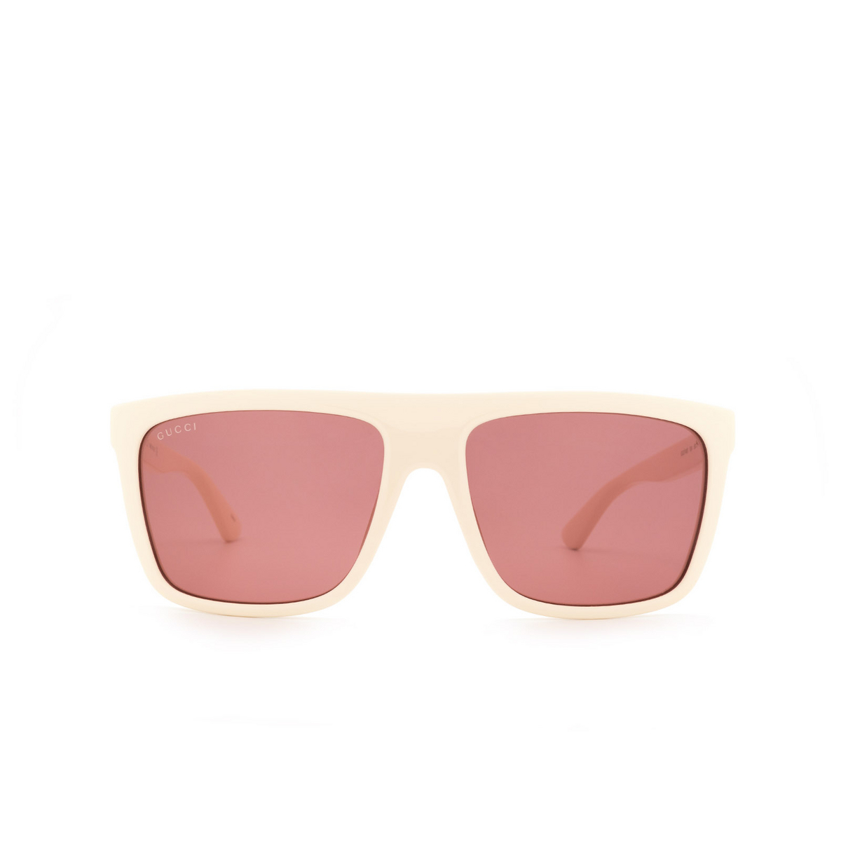 Gucci® Square Sunglasses: GG0748S color 004 White - product thumbnail 1/3