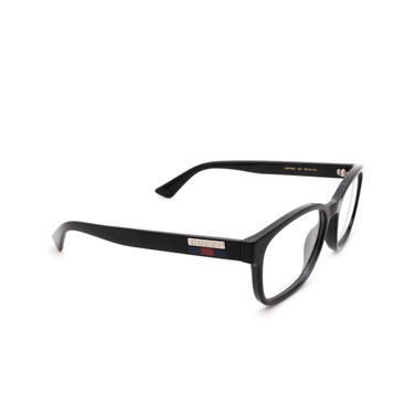 Gucci GG0749O Korrektionsbrillen 004 black - Dreiviertelansicht