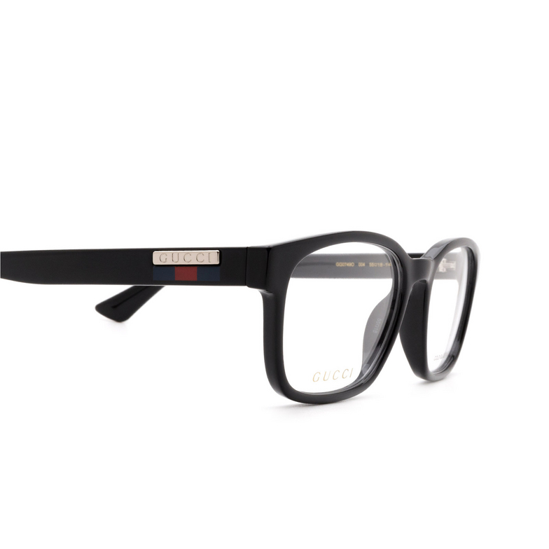 Gucci GG0749O Eyeglasses 004 black - 3/4