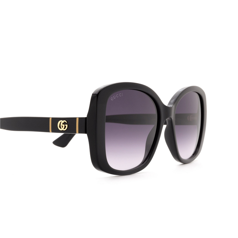 Gucci GG0762S Sunglasses 001 black - 3/4