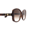 Gucci GG0762S Sunglasses 002 havana - product thumbnail 3/4