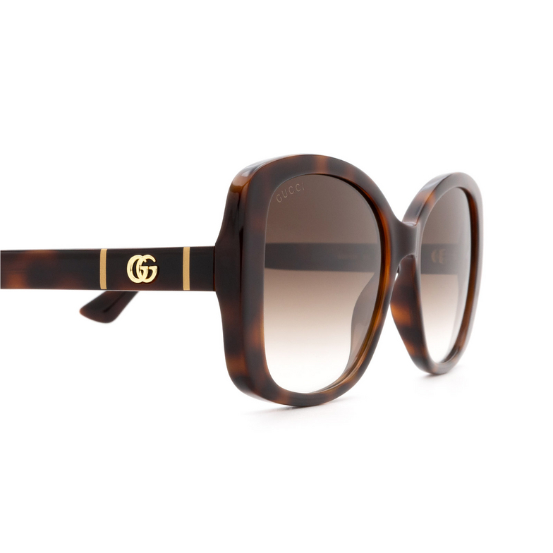 Gucci GG0762S Sunglasses 002 havana - 3/4