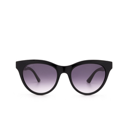 Gucci® Cat-eye Sunglasses: GG0763S color 001 Black 