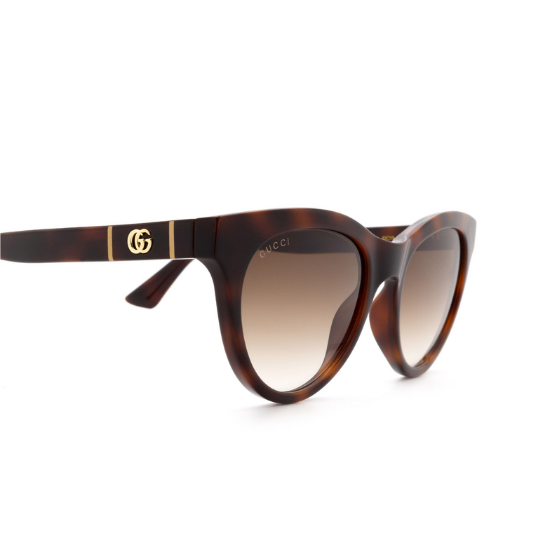 Gucci GG0763S Sunglasses 002 havana - 3/4