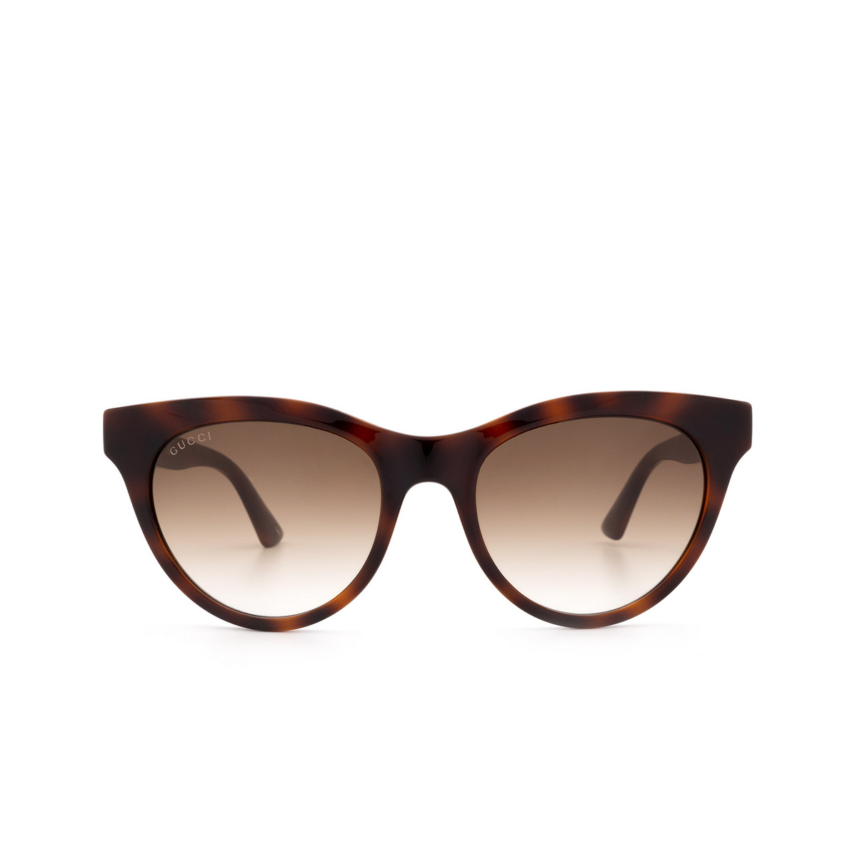 Gucci® Cat-eye Sunglasses: GG0763S color 002 Havana - 1/3