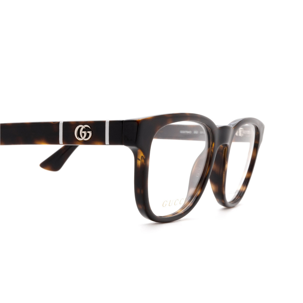 Gucci GG0764O Eyeglasses 002 Havana - product thumbnail 3/4