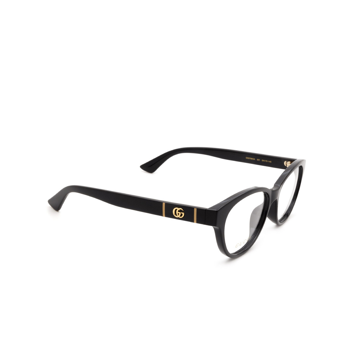 Gucci GG0766OA Eyeglasses 001 Black - 2/4