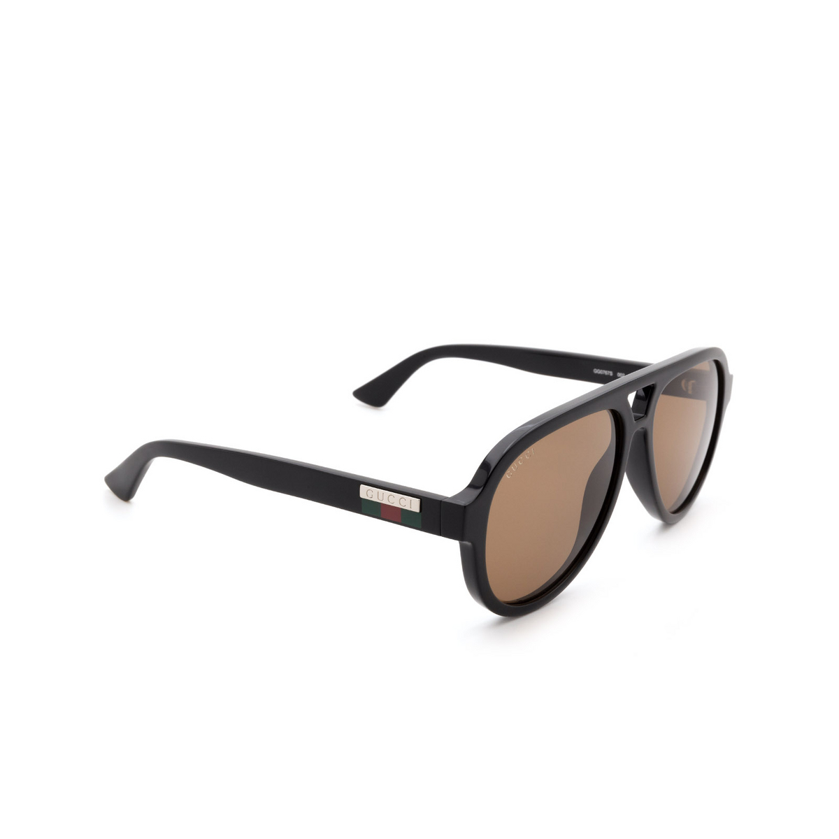 Gucci® Aviator Sunglasses: GG0767S color 002 Black - product thumbnail 2/3