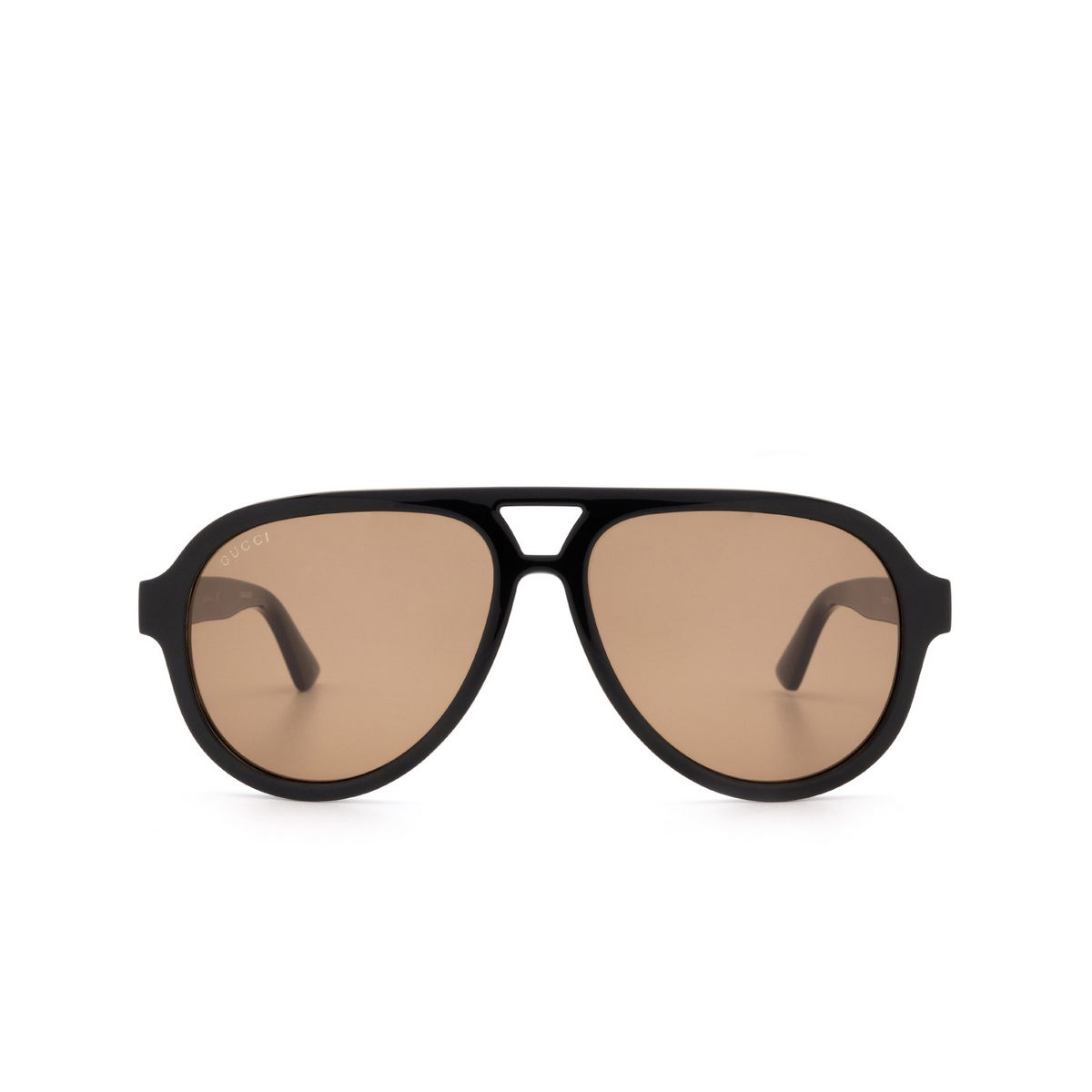 Gucci® Aviator Sunglasses: GG0767S color 002 Black - product thumbnail 1/3