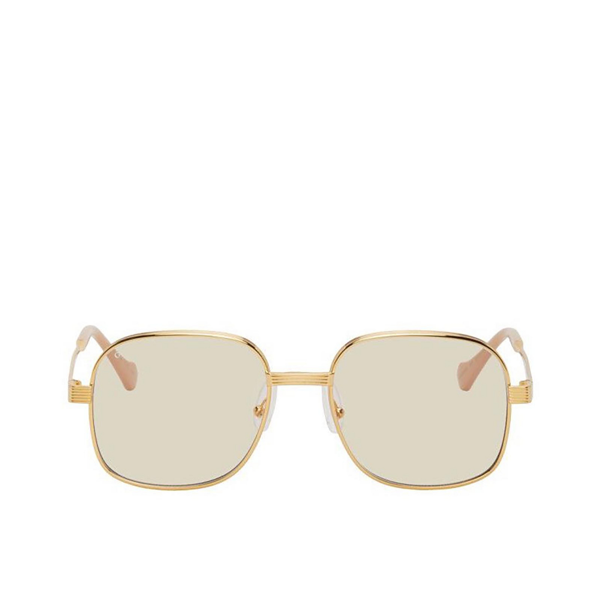 Gucci® Square Sunglasses: GG0788S color Gold 001 - product thumbnail 1/2.
