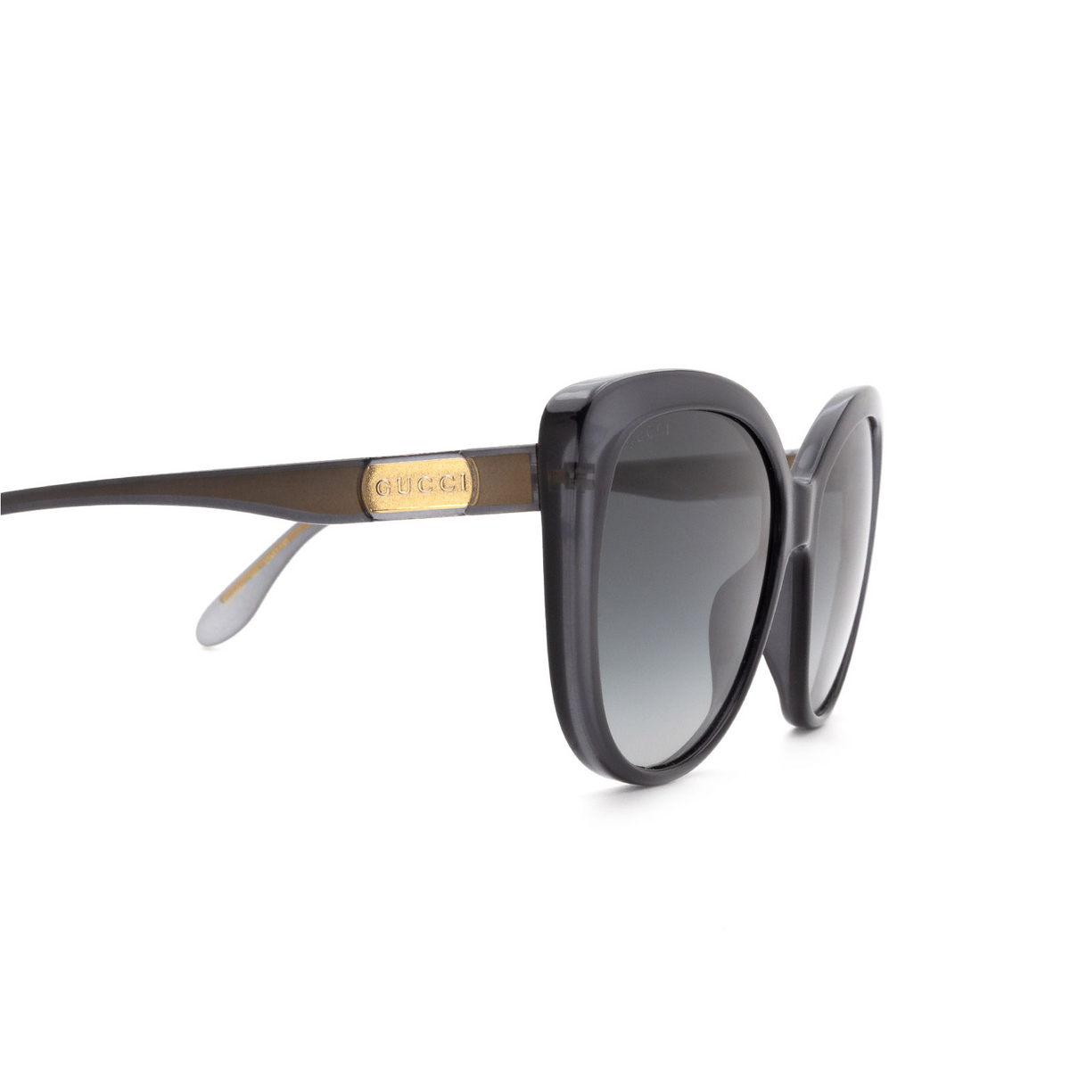 Gucci® Cat-eye Sunglasses: GG0789S color 001 Grey - product thumbnail 3/3
