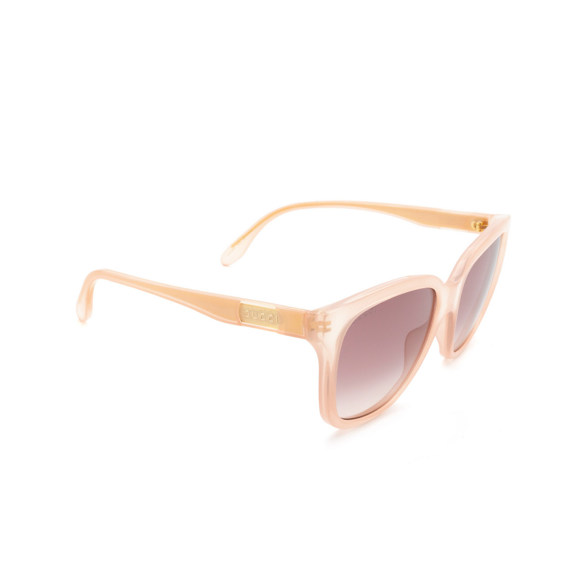 Gucci® Square Sunglasses: GG0790S color Pink 003 - 2/3.