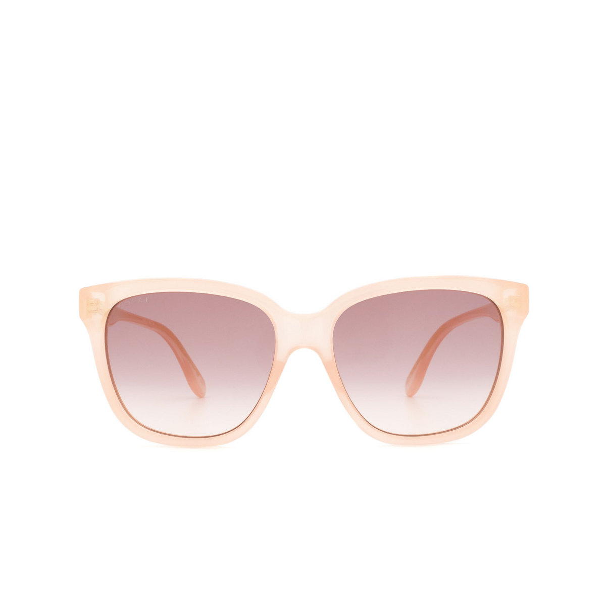 Gucci® Square Sunglasses: GG0790S color Pink 003 - product thumbnail 1/3.