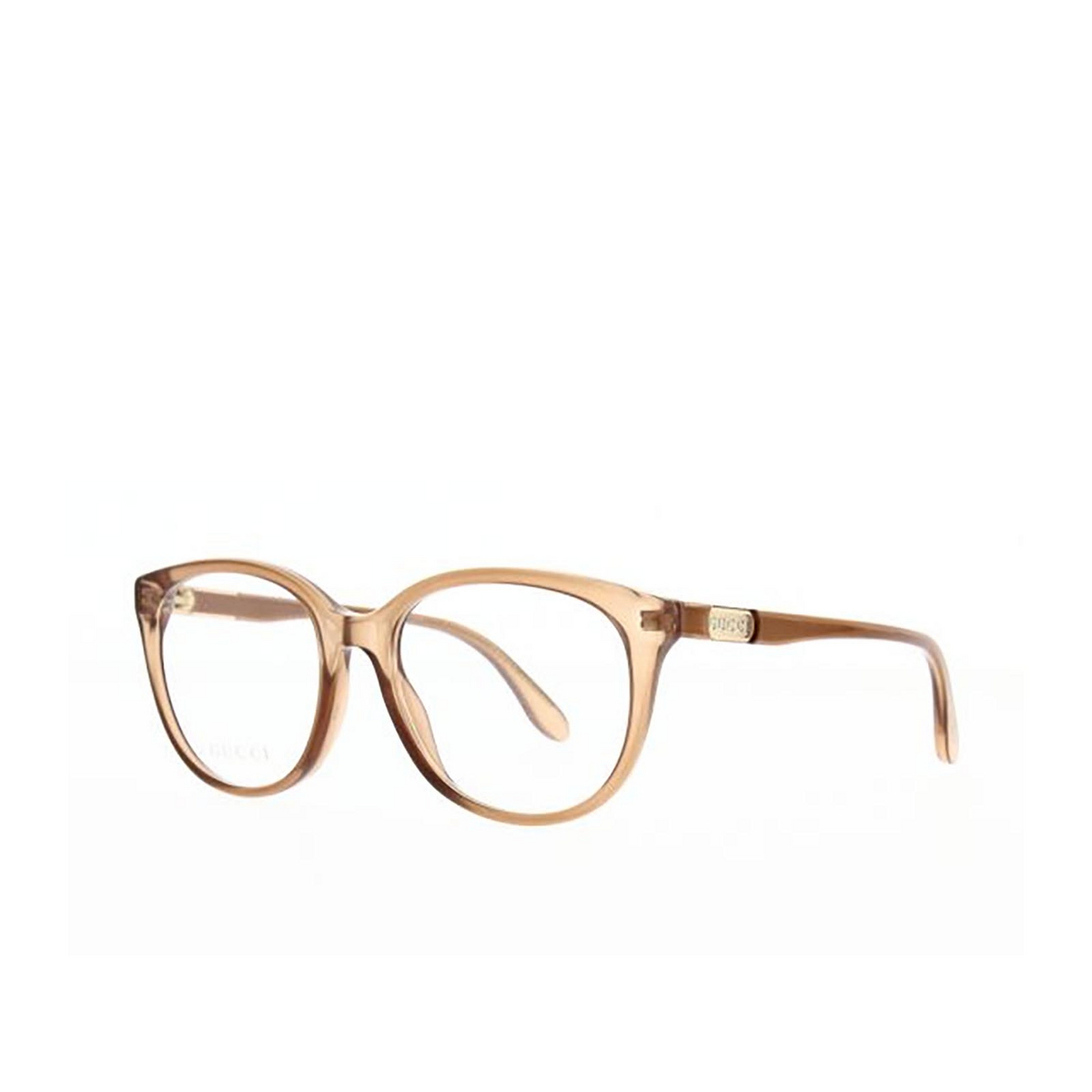 Occhiali da vista Gucci GG0791O 002 Transparent Brown - anteprima prodotto 2/4