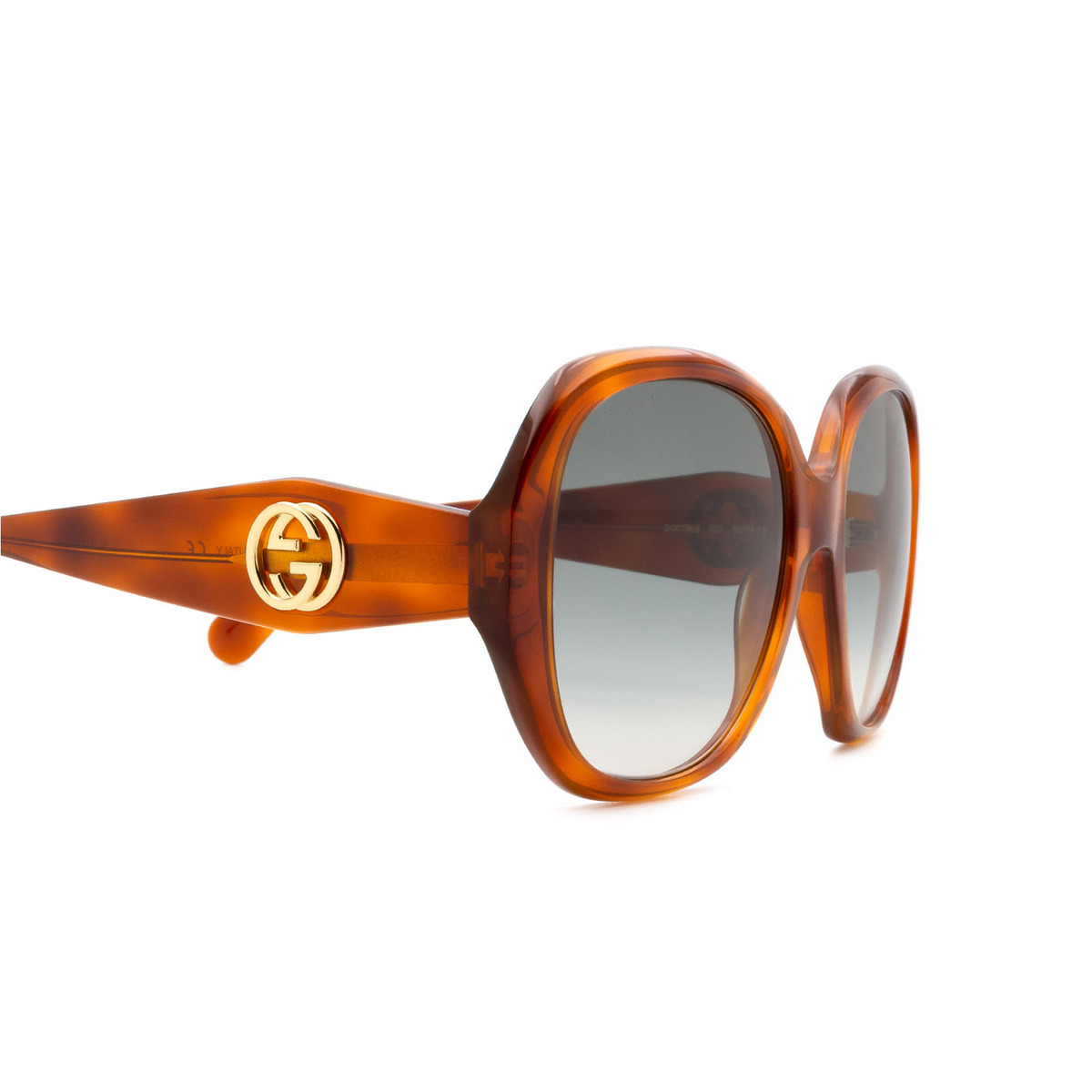 Gucci® Round Sunglasses: GG0796S color 003 Havana - 3/3