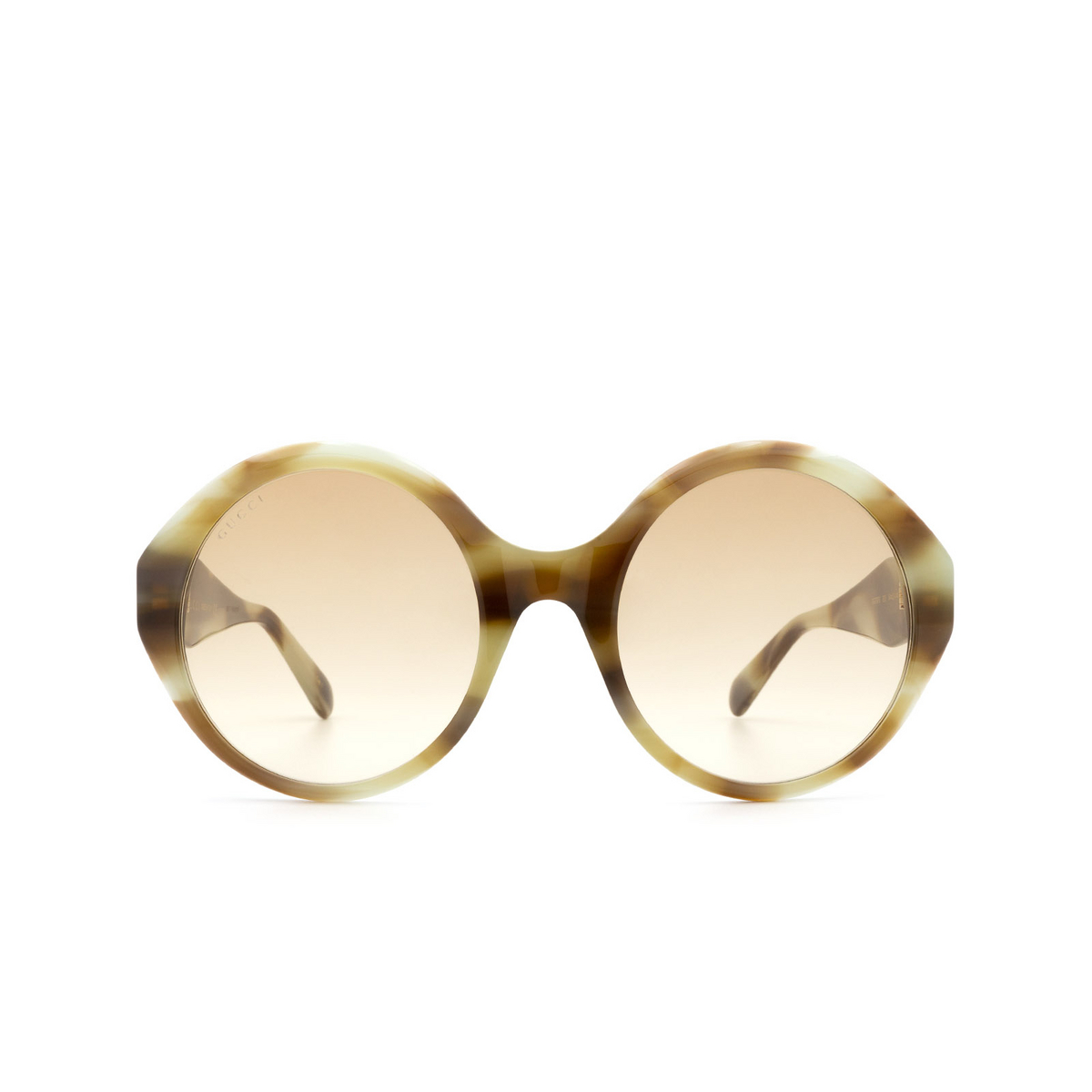 Gucci® Round Sunglasses: GG0797S color 003 Havana - 1/3