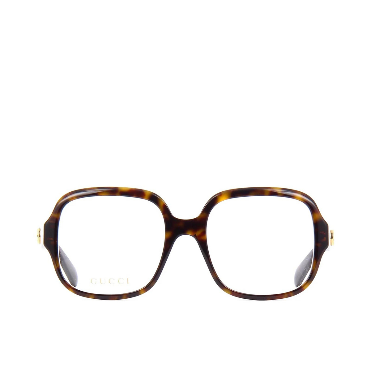 Gucci GG0799O Eyeglasses 002 Dark Havana - 1/4