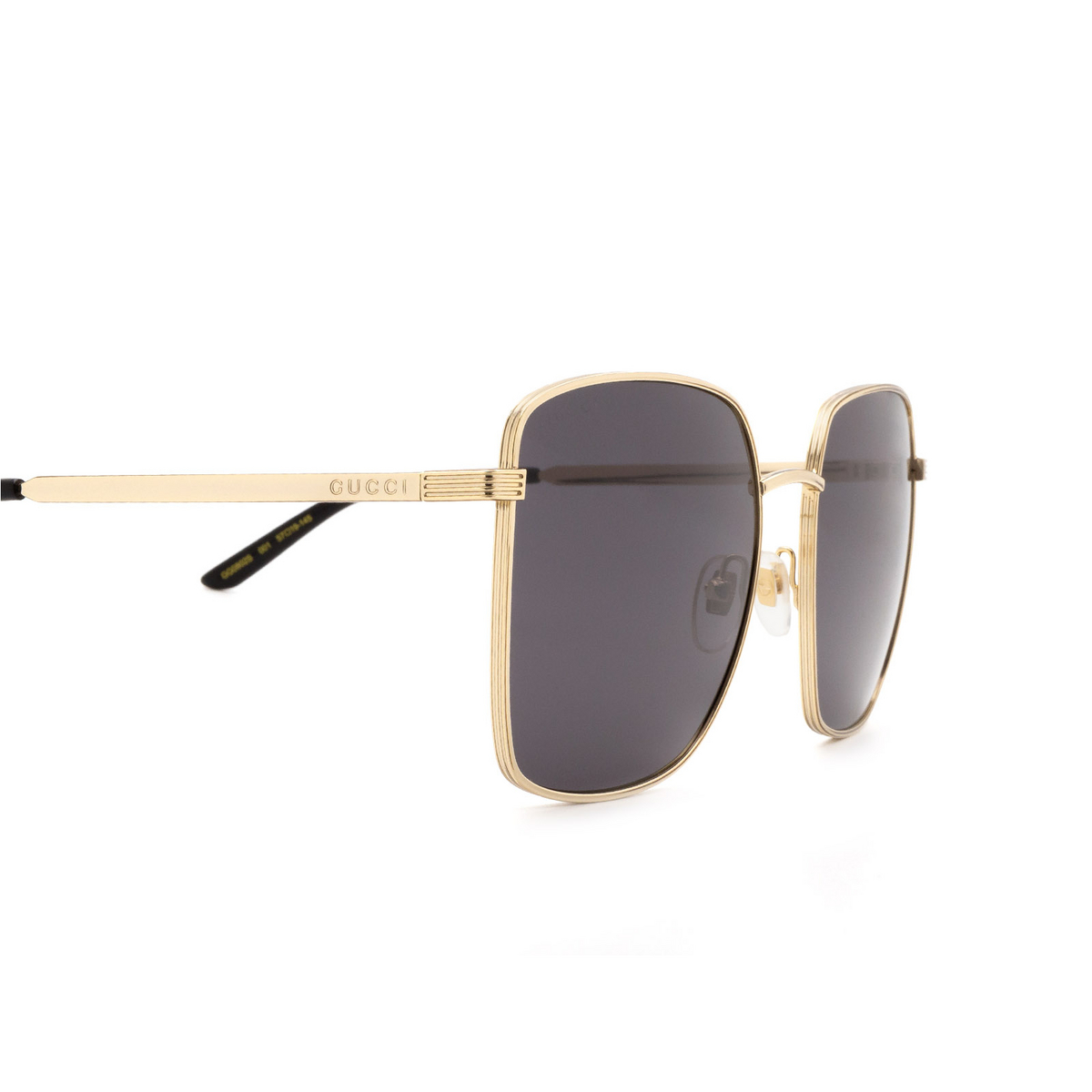 Gucci® Square Sunglasses: GG0802S color 001 Gold - product thumbnail 3/3
