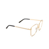 Gucci® Square Eyeglasses: GG0804O color Gold 003 - product thumbnail 2/3.