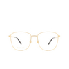 Gucci® Square Eyeglasses: GG0804O color Gold 003 - product thumbnail 1/3.