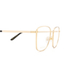 Gucci® Square Eyeglasses: GG0804O color Gold 003 - product thumbnail 3/3.