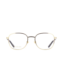 Gucci® Square Eyeglasses: GG0805O color Gold 001.