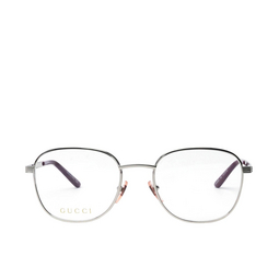 Gucci® Square Eyeglasses: GG0805O color Silver 002.
