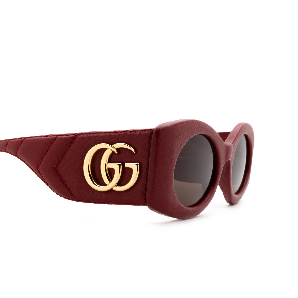 Gucci® Cat-eye Sunglasses: GG0815S color 001 Red - 3/3