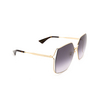 Gafas de sol Gucci GG0817S 001 gold - Miniatura del producto 2/4
