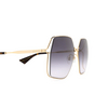 Gucci GG0817S Sunglasses 001 gold - product thumbnail 3/4