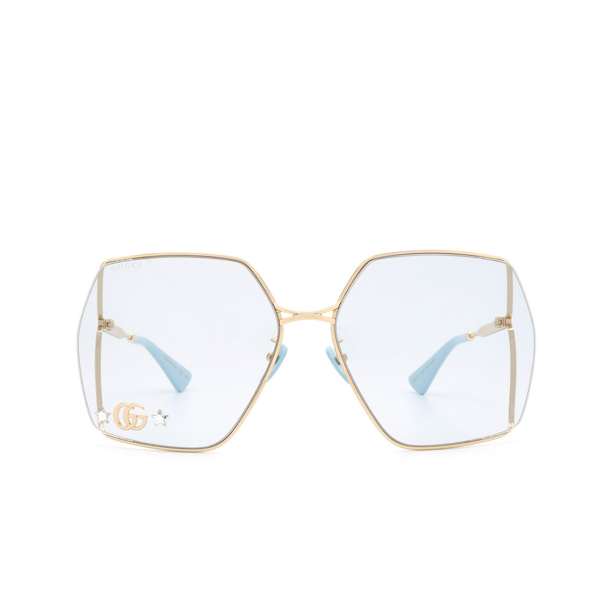 Gucci GG0817S Sunglasses 004 Gold - front view