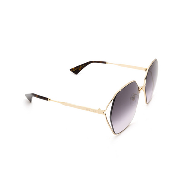 Gucci GG0818SA Sonnenbrillen 001 gold - Dreiviertelansicht