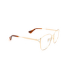 Gucci® Square Eyeglasses: GG0819OA color Gold 001 - product thumbnail 2/3.