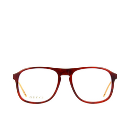 Gucci® Aviator Eyeglasses: GG0844O color Havana 002.