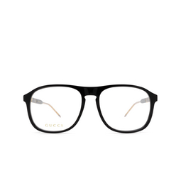 Gucci® Aviator Eyeglasses: GG0844O color Black 004.