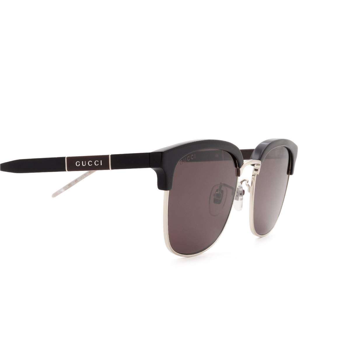 Gucci® Square Sunglasses: GG0846SK color Black 002 - product thumbnail 3/3.