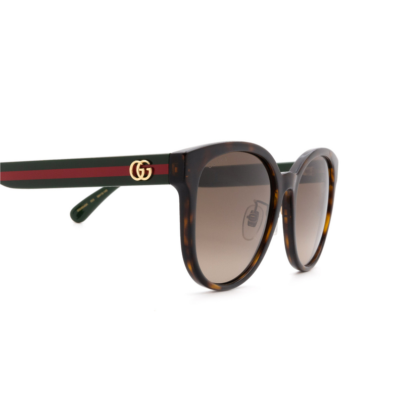 Gucci GG0854SK Sunglasses 003 havana - 3/5