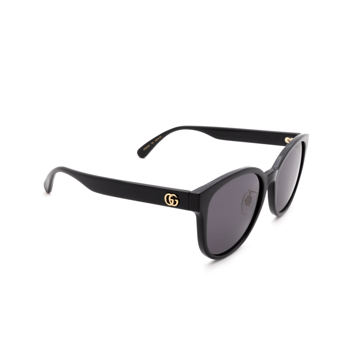 Gucci GG0854SK Sunglasses 004 Black - three-quarters view