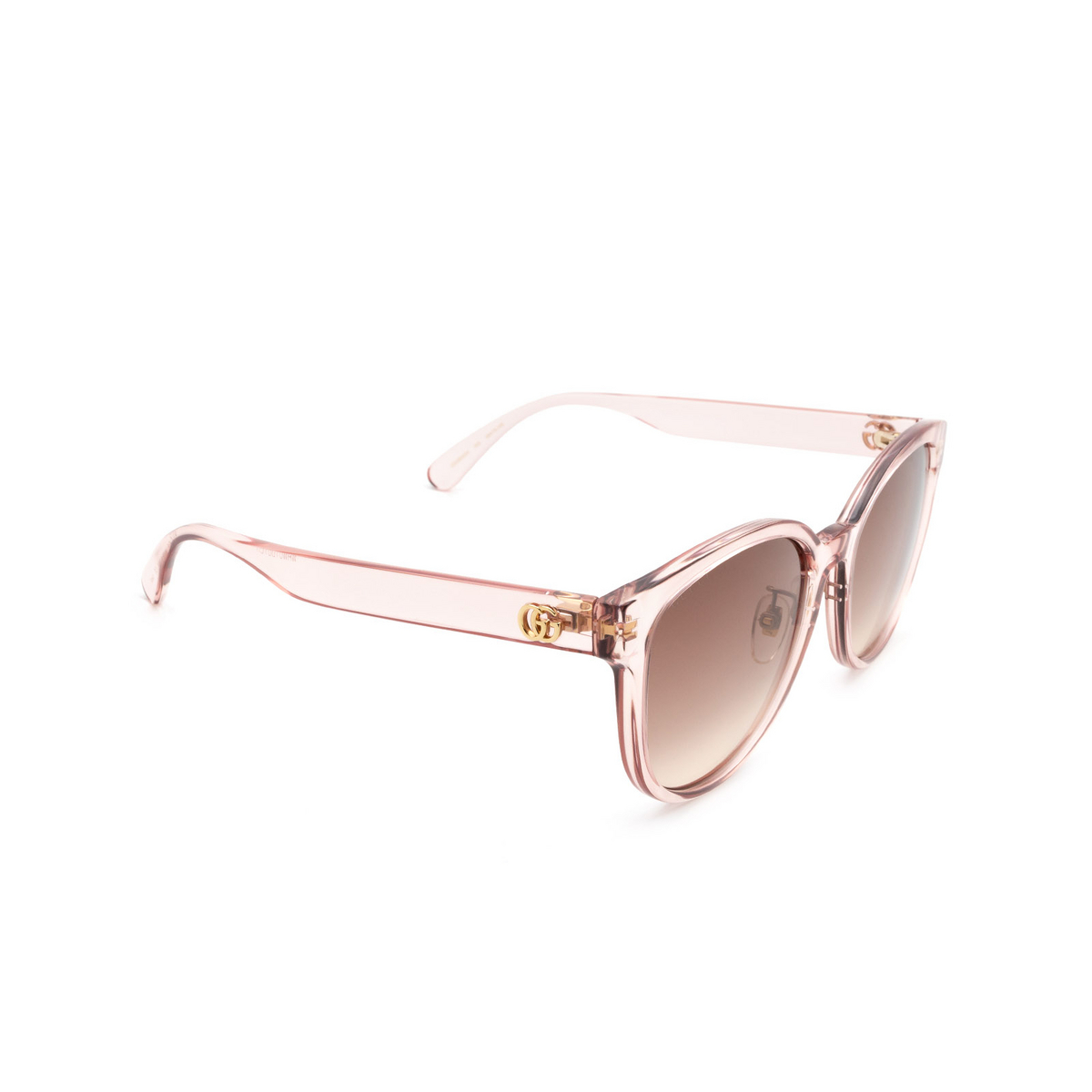 Gucci GG0854SK Sunglasses 005 Pink - three-quarters view