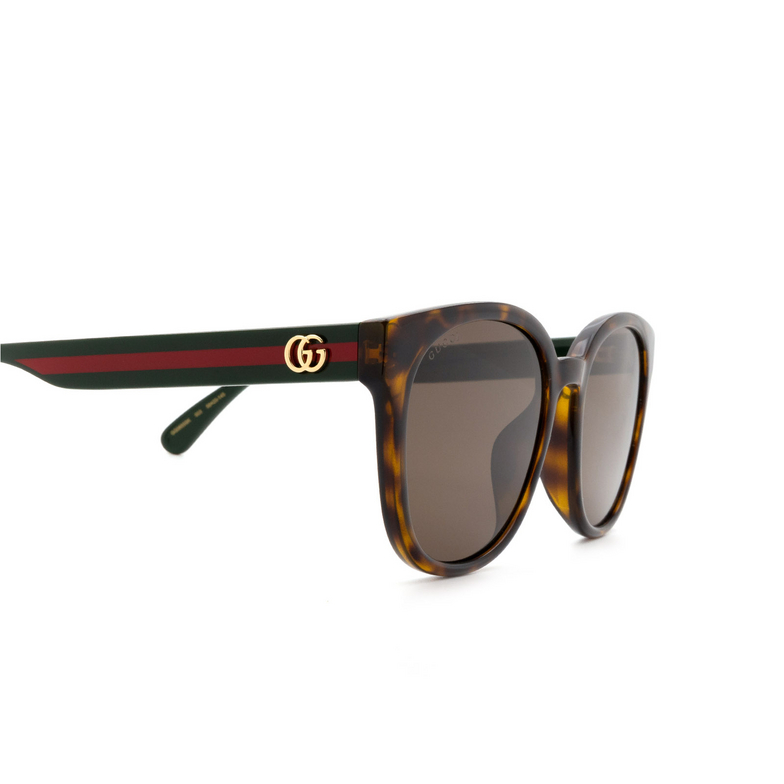 Gucci GG0855SK Sunglasses 003 havana - 3/4