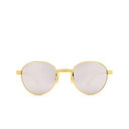 Gucci® Round Sunglasses: GG0872S color 003 Gold 