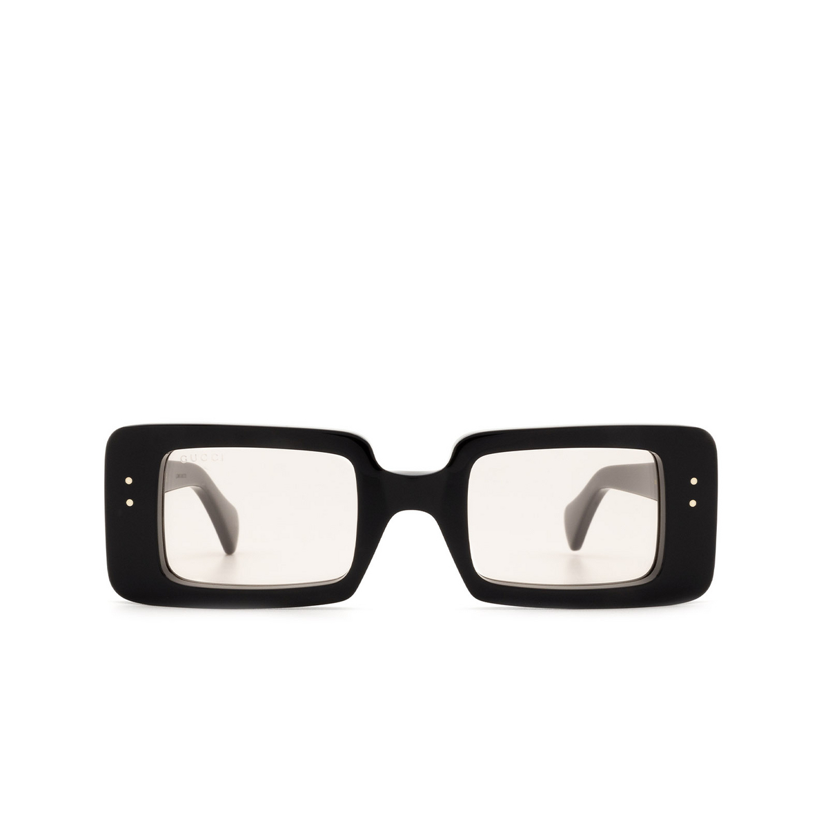 Gucci® Rectangle Sunglasses: GG0873S color Black 001 - 1/3.