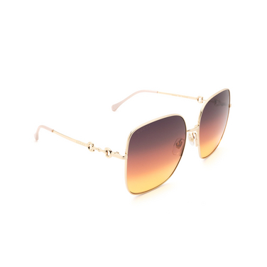 Gucci GG0879S Sonnenbrillen 004 gold - Dreiviertelansicht