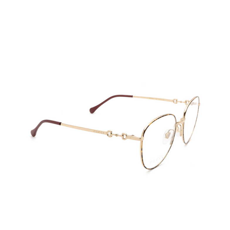 Gucci GG0880O Eyeglasses 002 gold / havana - 2/4
