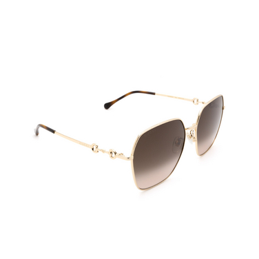 Gucci GG0882SA Sunglasses 002 gold - three-quarters view